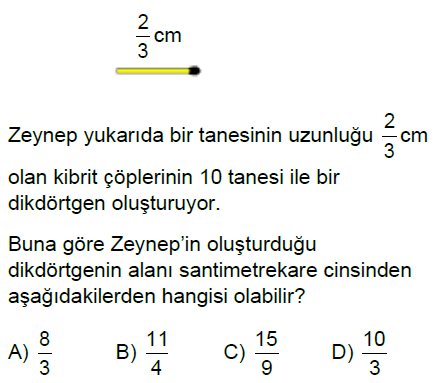 7.Sınıf Rasyonel Sayı Problemleri Online Test