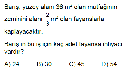 7.Sınıf Rasyonel Sayı Problemleri Online Test