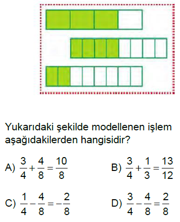 7.Sınıf Rasyonel Sayılarla Toplama ve Çıkarma İşlemi Online Test