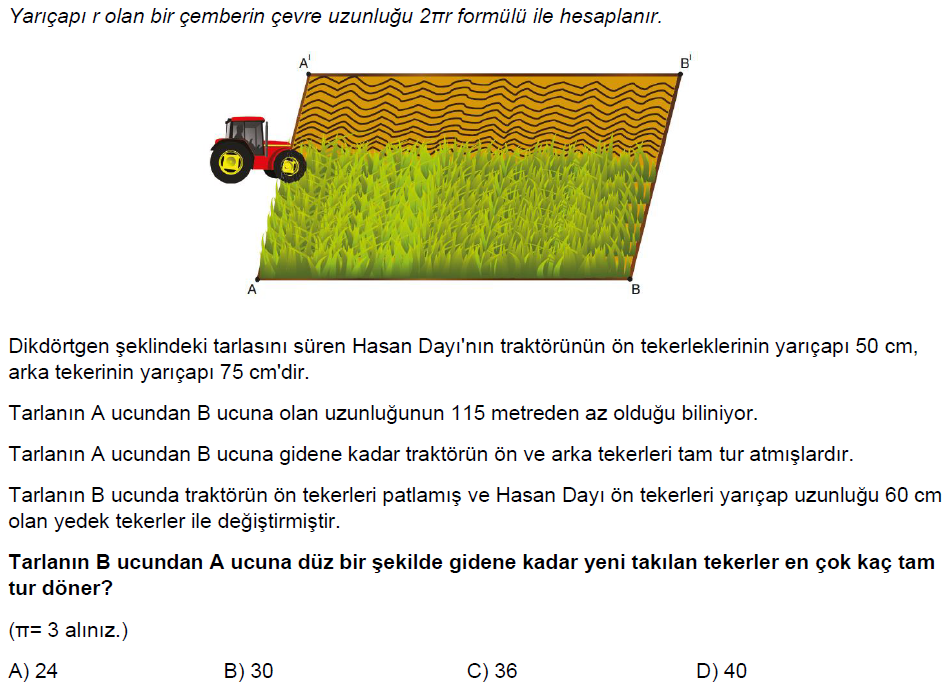 8.Sınıf Çarpanlar ve Katlar ve Üslü ifadeler Online Deneme