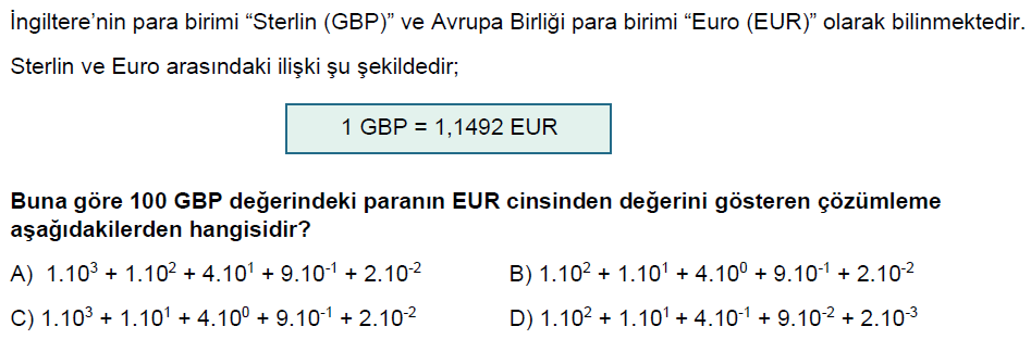 8.Sınıf Çarpanlar ve Katlar ve Üslü ifadeler Online Deneme