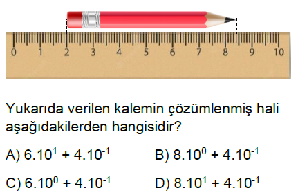 8.Sınıf Üslü İfadeler Çözümleme Online Test