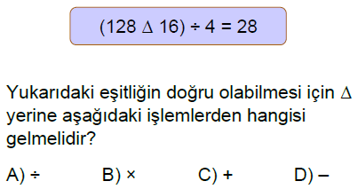 5.Sınıf Bir Sayının Karesi ve Küpü ve Parantezli İşlemler Online Test