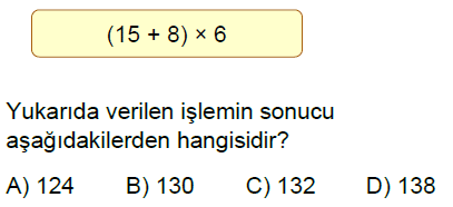 5.Sınıf Bir Sayının Karesi ve Küpü ve Parantezli İşlemler Online Test