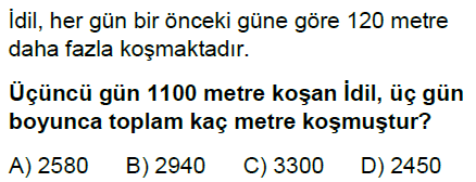 5.Sınıf Doğal Sayı Problemleri Online Test