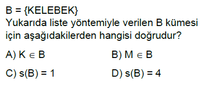 6.Sınıf Kümeler Online Test