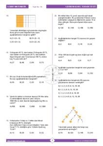 6.Sınıf Matematik 1.Dönem Genel Tekrar Testi