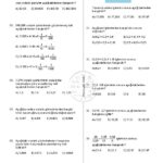 6.Sınıf Matematik 1.Dönem Genel Tekrar Testi