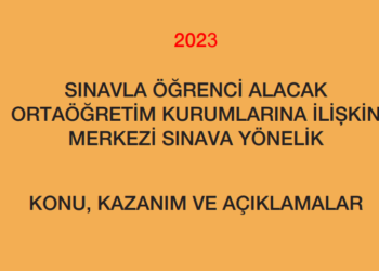 2023 LGS Konuları