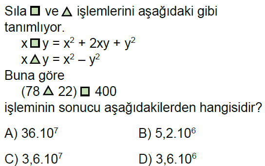 8.Sınıf Çarpanlara Ayırma Online Test