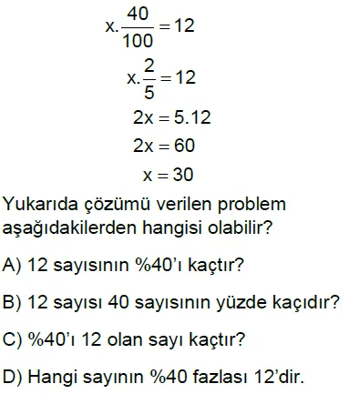 7.Sınıf Yüzdeler Online Test
