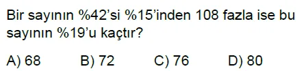 7.Sınıf Yüzdeler Online Test