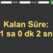 Geri Sayım Sayacı 2 Geri Sayım Sayacı