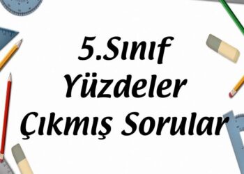 5.Sınıf Yüzdeler Çıkmış Sorular