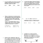 7.Sınıf Eşitlik ve Denklem MEB Çıkmış Sorular
