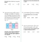 7.Sınıf Rasyonel Sayı Problemleri MEB Çıkmış Sorular