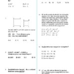 8.Sınıf Cebirsel İfadeler MEB Çıkmış Sorular (Bursluluk - TEOG)