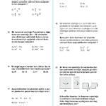 8.Sınıf Cebirsel İfadeler MEB Çıkmış Sorular (Bursluluk - TEOG)