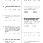 8.Sınıf Üslü İfadeler MEB Çıkmış Sorular (Bursluluk - TEOG)