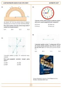5.Sınıf Matematik Kasım Ayı Ara Tatil Ödev Fasikülü