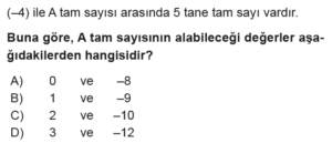 6.Sınıf Matematik 1.Dönem 2.Yazılı Online Sınav