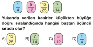 6.Sınıf Matematik 1.Dönem 2.Yazılı Online Sınav