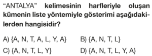 6.Sınıf Matematik 1.Dönem 2.Yazılı Online Sınav