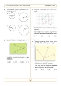 5.Sınıf Matematik 1.Dönem Genel Tekrar Testi