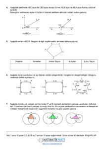 2025 – 2026 5.Sınıf Matematik 1.Dönem 1.Yazılı Soruları