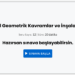 5.Sınıf Temel Geometrik Kavramlar Ve İnşalar Online Test 2 5.Sınıf Temel Geometrik Kavramlar ve İnşalar Online Test