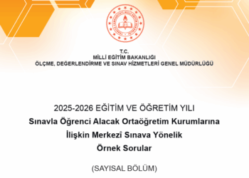 2025 – 2026 MEB LGS Örnek Sorular