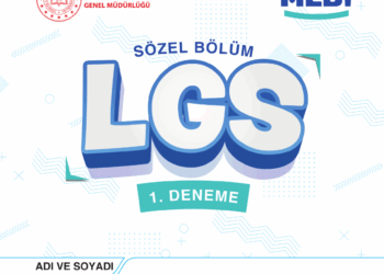 MEBİ LGS Deneme Sınavı 1 ve Cevap Anahtarı (2–8 Kasım 2025)