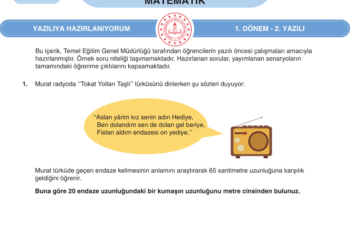 2025 – 2026 6.Sınıf Matematik 1.Dönem 2.Yazılı Soruları (MEBİ)
